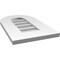 Ekena Millwork Round Top Surface Mount PVC Gable Vent: Non-Functional, w/ 3-1/2"W x 1"P Standard Frame, 12"W x 20"H GVPRT12X2001SN - alternate 3